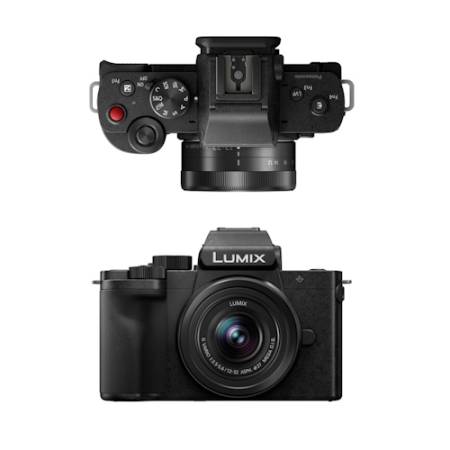 Panasonic Lumix G100D + HFS12032 - zestaw, kompaktowy aparat bezlusterkowy, Micro 4/3, z obiektywem, 12-32mm f/3.5-5.6 ASPH, czarny_4